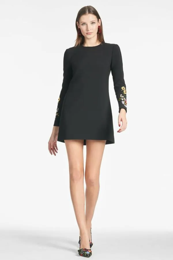 Sachin and Babi Lily Dress 8211 Noir Bouquet Noir Bouquet Women Sheath
