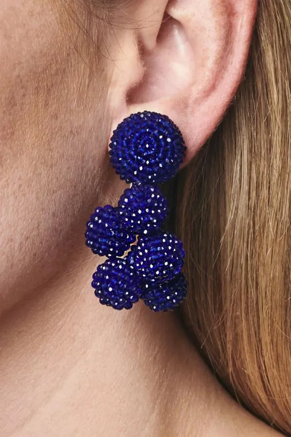 Sachin and Babi Mini Coconuts Earrings 8211 Faceted Beads Merlot Women Earrings