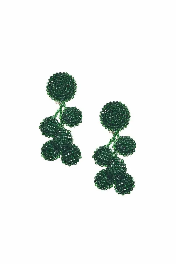 Sachin and Babi Mini Coconuts Earrings 8211 Faceted Beads Merlot Women Earrings