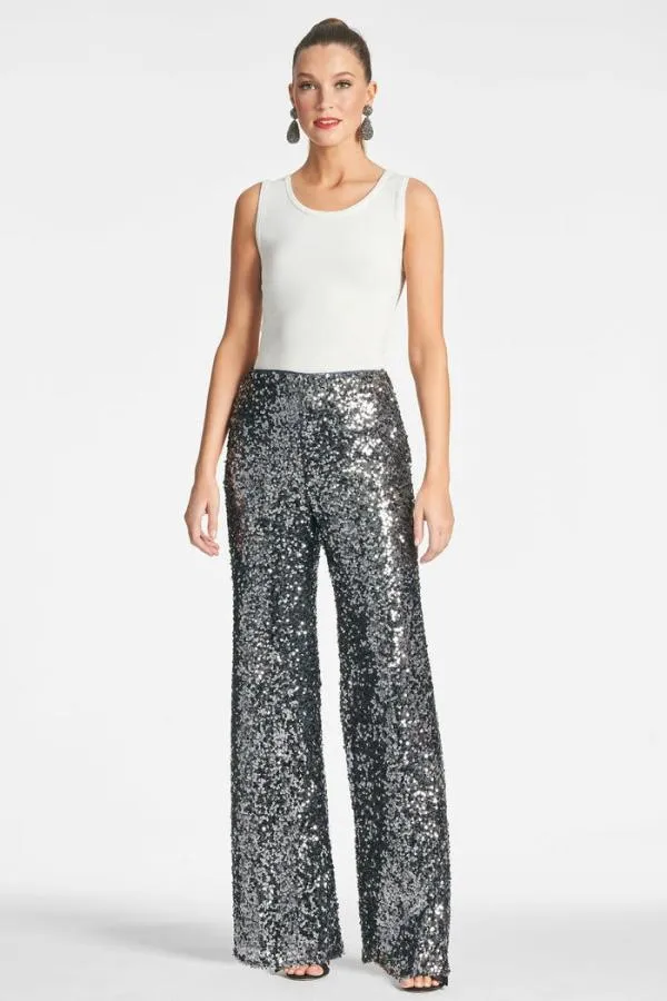 Sachin and Babi Sequin Alli Pant 8211 Gunmetal Gunmetal Women Pants and Jumpsuits Sachin and Babi Sequin Alli Pant 8211 Gunmetal Gunmetal Women Pants and Jumpsuits