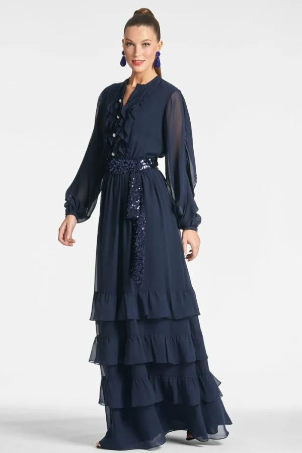 Sachin and Babi Venus Gown 8211 Midnight Midnight Women Plus Sizes