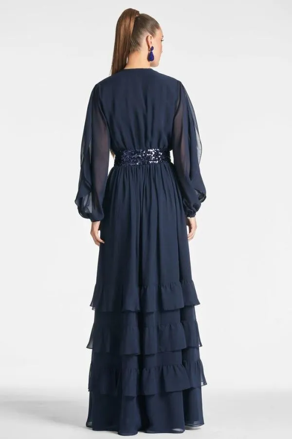 Sachin and Babi Venus Gown 8211 Midnight Midnight Women Plus Sizes
