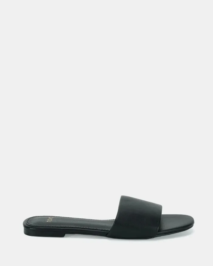 SADELLA BLACK Sandals Women Slides NOVO Shoes