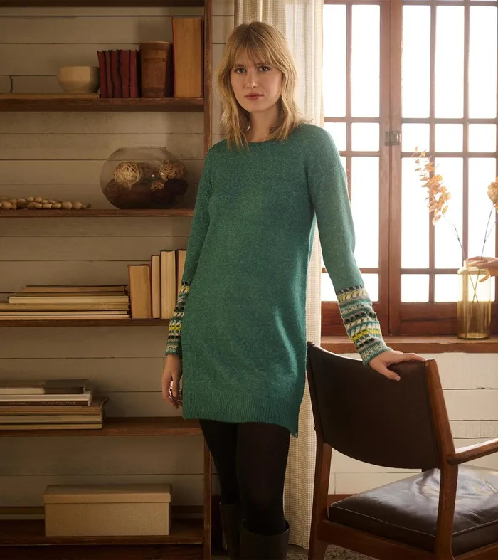 Sadie Sweater Dress 8211 Forest Green Hatley