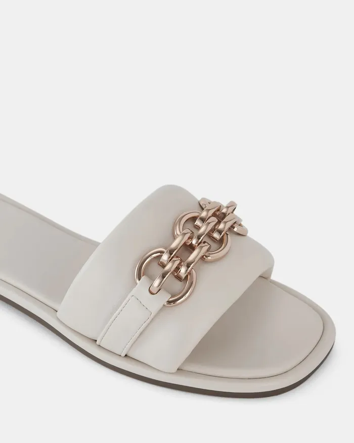 SAHERA CREAM Sandals Women Slides NOVO Shoes