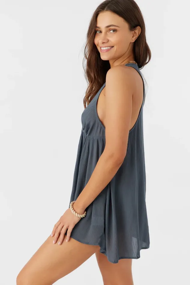 SALTWATER SOLIDS SARAH TUNIC SWIM COVERUP Slate Women O039NEILL Swim