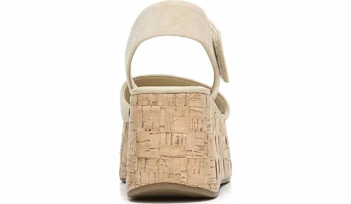 Sandals Women Franco Sarto Sarto Demi 2 Platform Wedge Sandal Sand Suede