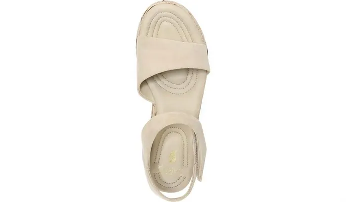 Sandals Women Franco Sarto Sarto Demi 2 Platform Wedge Sandal Sand Suede