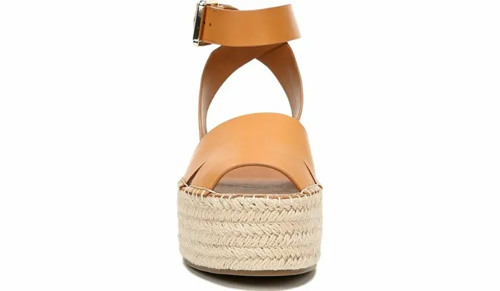Sandals Women Franco Sarto Sarto Lexie Espadrille Platform Sandal Camel Leather
