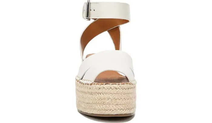 Sandals Women Franco Sarto Sarto Lexie Espadrille Platform Sandal Putty Leather