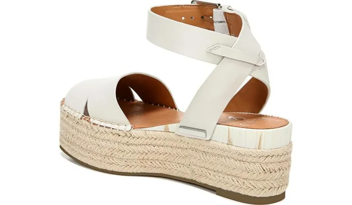 Sandals Women Franco Sarto Sarto Lexie Espadrille Platform Sandal Putty Leather