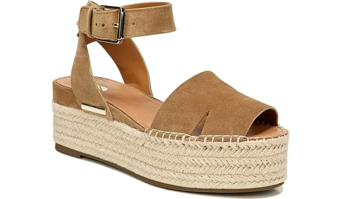 Sandals Women Franco Sarto Sarto Lexie Espadrille Platform Sandal Toasted Barley Suede Sandals Women Franco Sarto Sarto Lexie Espadrille Platform Sandal Toasted Barley Suede