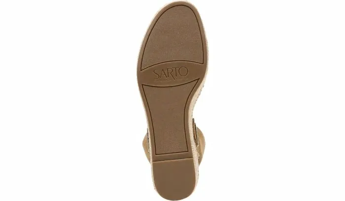 Sandals Women Franco Sarto Sarto Lexie Espadrille Platform Sandal Toasted Barley Suede