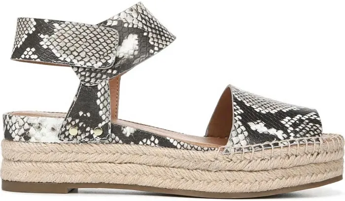 Sandals Women Franco Sarto Sarto Oak Espadrille Sandal Natural Snake Print Leather Sandals Women Franco Sarto Sarto Oak Espadrille Sandal Natural Snake Print Leather