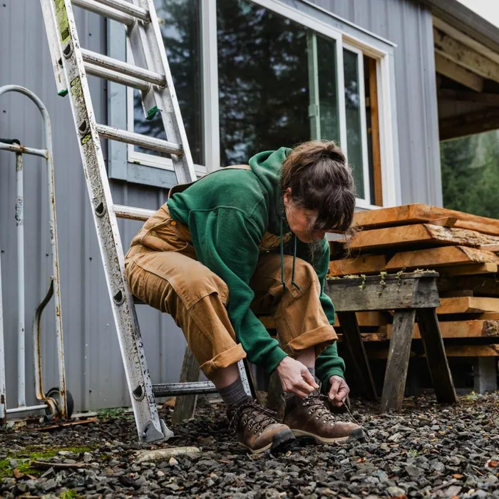 Sandy Ridge Brown Aluminum Toe Women Danner Boots