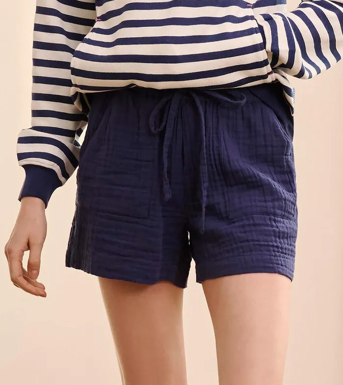 Santorini Shorts 8211 Navy Gauze Hatley