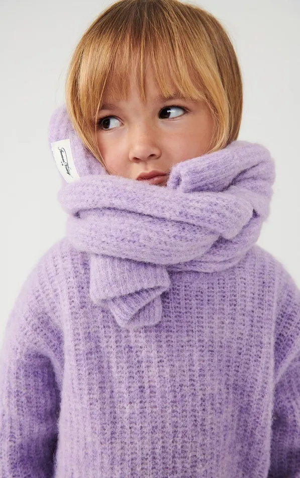 Scarf East Melange Parme Kids American Vintage Scarf East Melange Parme Kids American Vintage