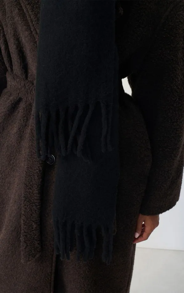 Scarf Hizlaw Melange Charcoal WomenMen American Vintage Scarves And Shawls Scarf Hizlaw Melange Charcoal WomenMen American Vintage Scarves And Shawls