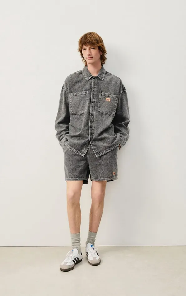 Shirt Jazy Grey Men American Vintage Shirts Shirt Jazy Grey Men American Vintage Shirts