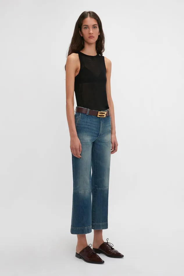 Shirts and Tops Women Victoria Beckham Lightweight Tank Top In Black