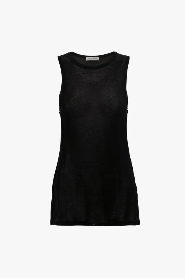 Shirts and Tops Women Victoria Beckham Lightweight Tank Top In Black
