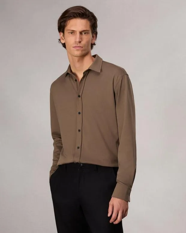 Shirts Men Rag and Bone Tomlin Cotton Shirt Army