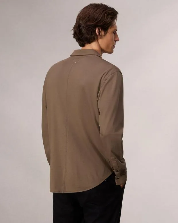 Shirts Men Rag and Bone Tomlin Cotton Shirt Army