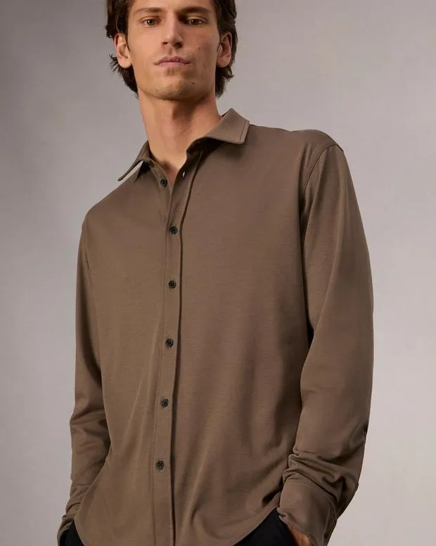 Shirts Men Rag and Bone Tomlin Cotton Shirt Army