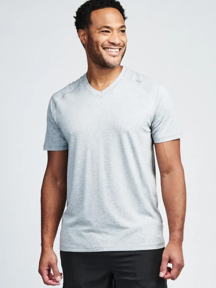 Short Sleeve TShirts Men Tasc Performance Carrollton Fitness VNeck TShirt
