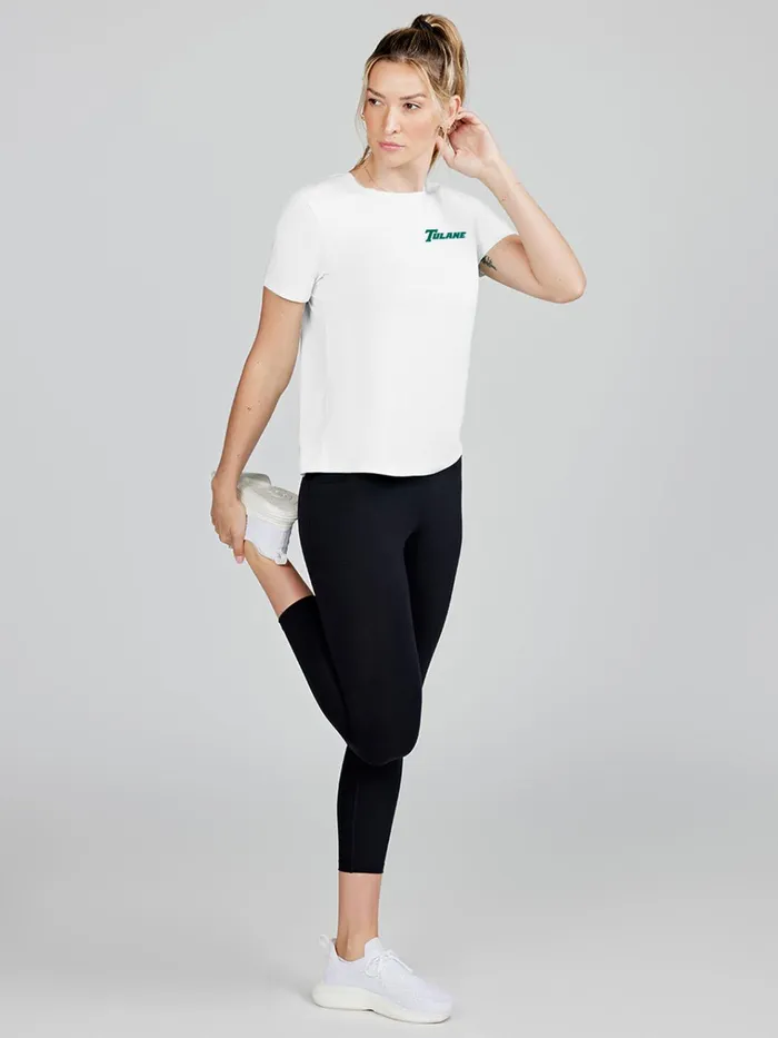 Short Sleeve TShirts Polos Women Tasc Performance All Day TShirt 8211 Tulane