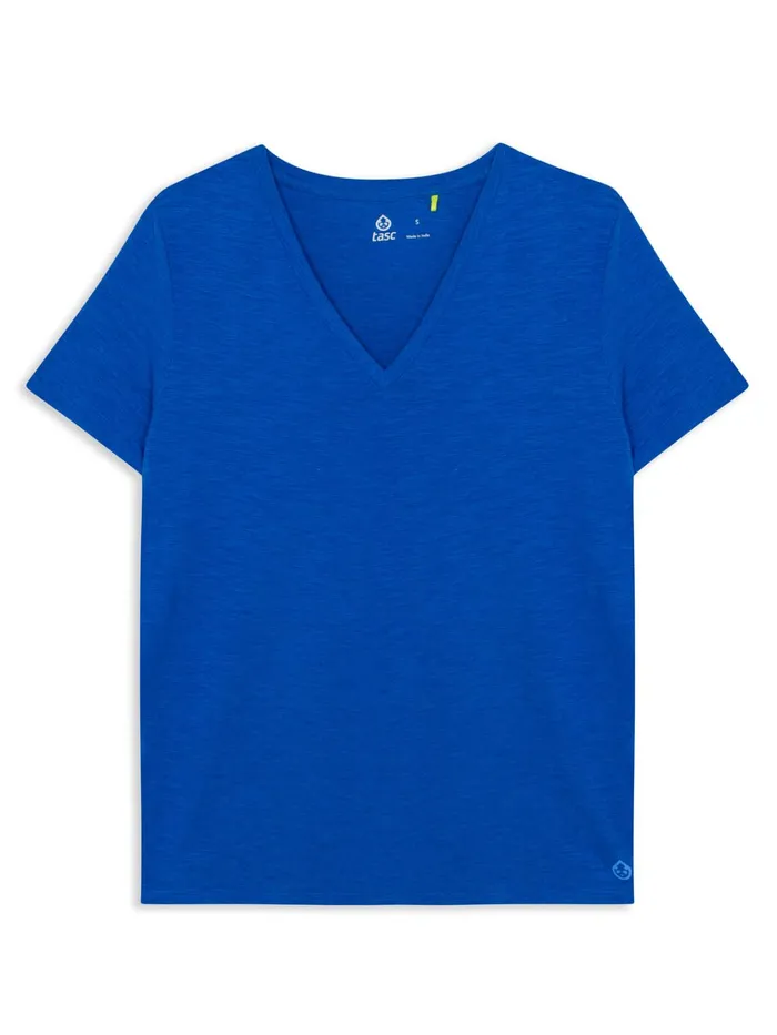 Short Sleeve TShirts Polos Women Tasc Performance All Day VNeck TShirt