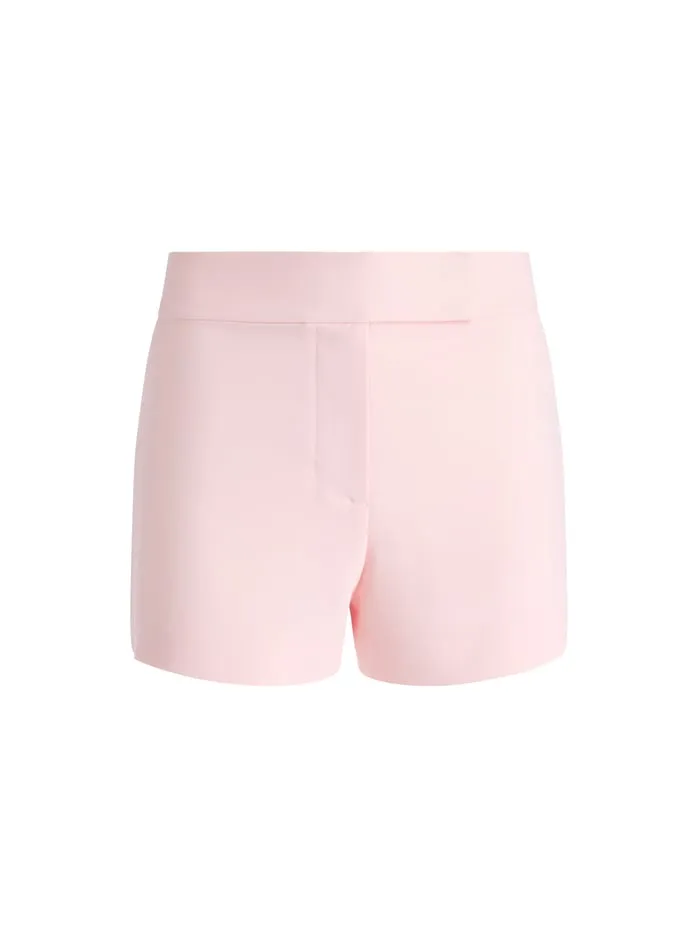 Shorts Women Alice Olivia Mara Crossover Waistband Clean Short Pink Lace