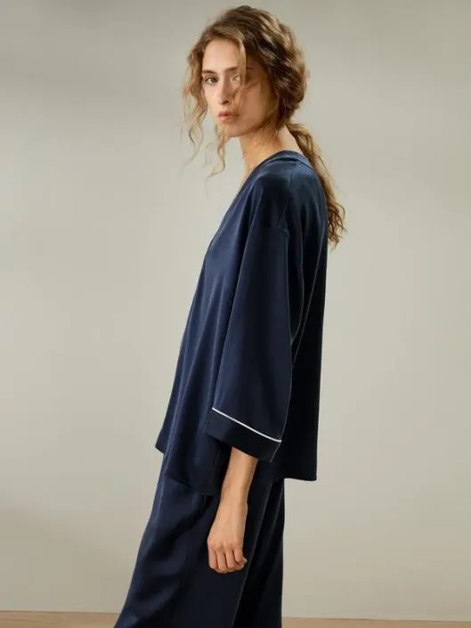 Silk Suede Pullover Pajama Set Women Lilysilk Pajamas
