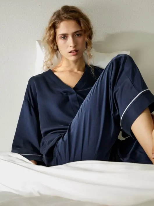 Silk Suede Pullover Pajama Set Women Lilysilk Pajamas