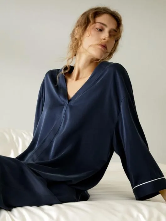 Silk Suede Pullover Pajama Set Women Lilysilk Pajamas