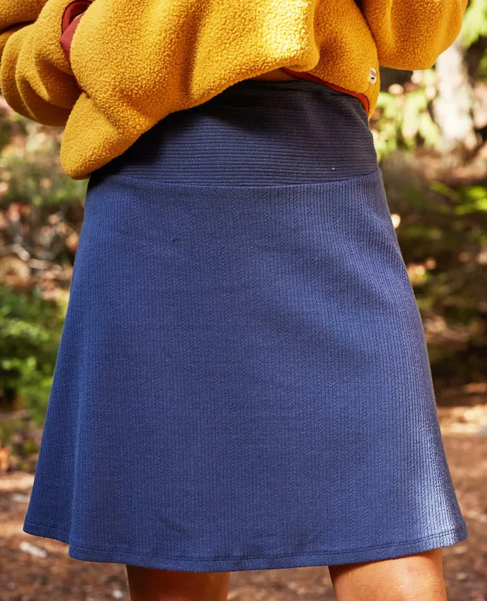 Skirts and Skorts ToadandCo Women8217s Chaka Cable Rib Skirt True Navy