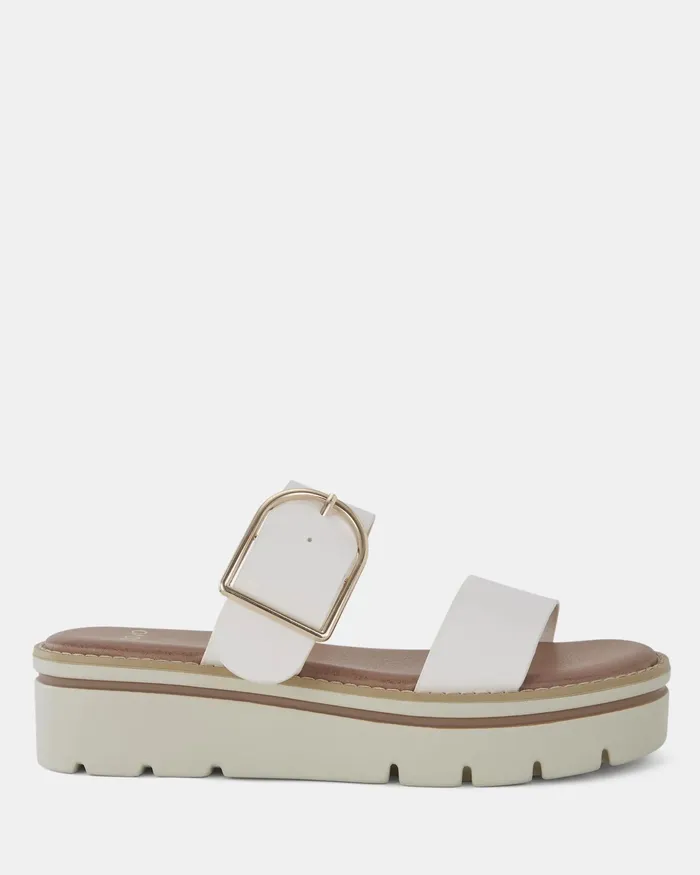 Slides NOVO Shoes Women BRYN WHITE