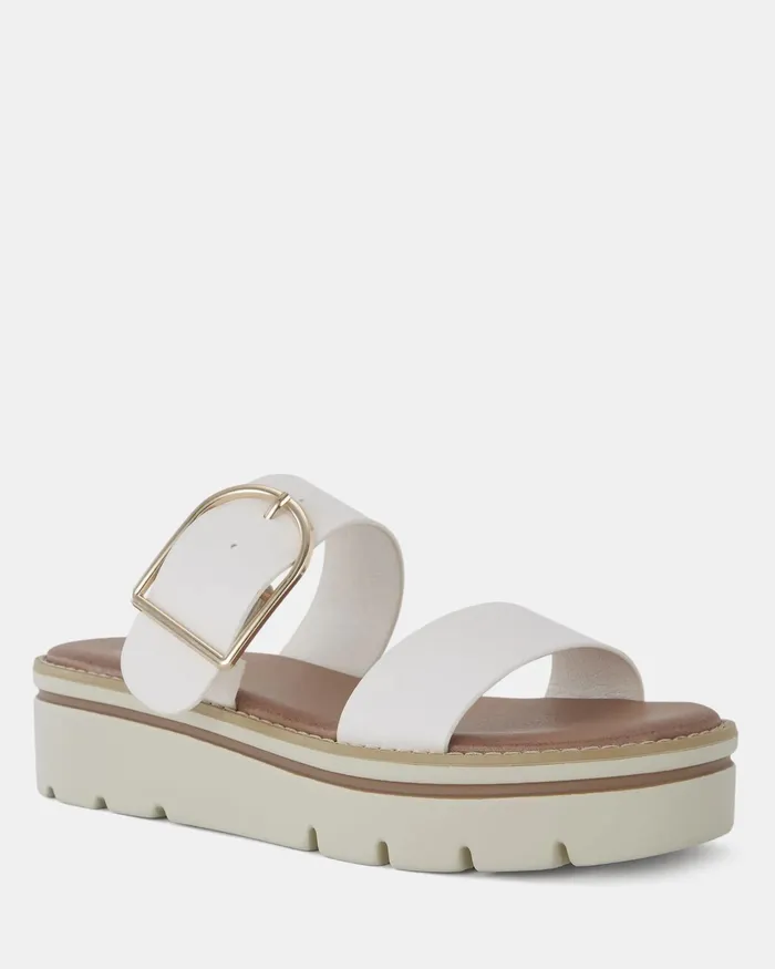 Slides NOVO Shoes Women BRYN WHITE