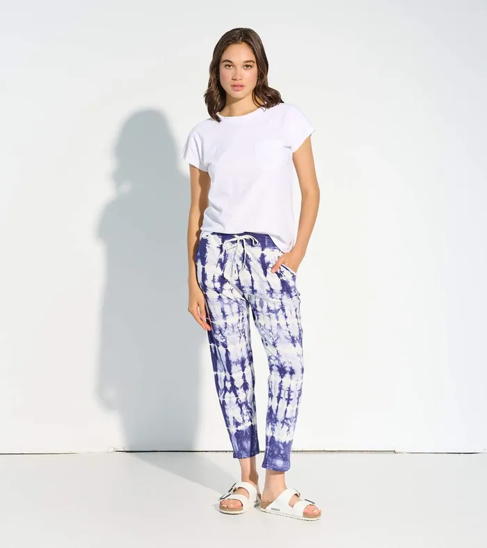 Slouchy Pocket Tee 8211 White Hatley