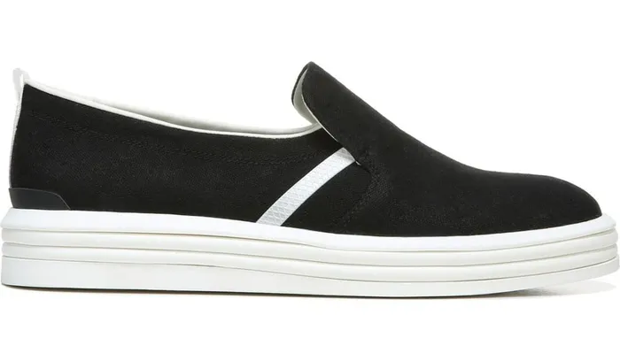 Sneakers Women Franco Sarto Franco Maldives Slip On Sneaker Black Canvas