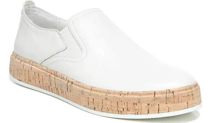 Sneakers Women Franco Sarto Sarto Daine Slip On Sneaker Putty Leather