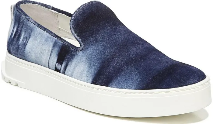 Sneakers Women Franco Sarto Sarto Debra 3 Platform Slip On Sneaker Indigo Suede Sneakers Women Franco Sarto Sarto Debra 3 Platform Slip On Sneaker Indigo Suede
