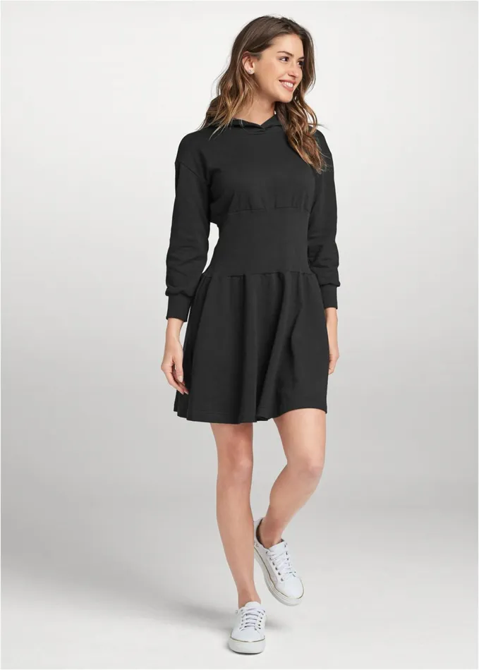 SPARKLE STAR SKATER DRESS Black Women VENUS Dresses