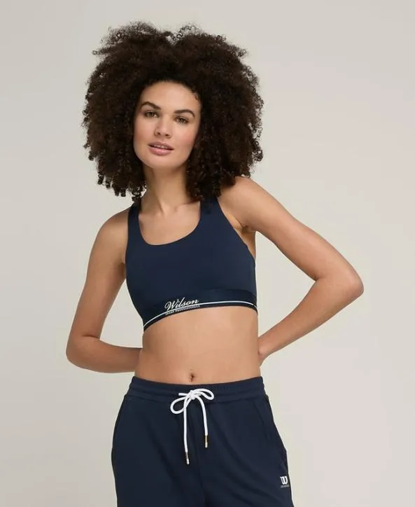 Sports Bras Women Wilson Doubles Racerback Bra Classic Navy