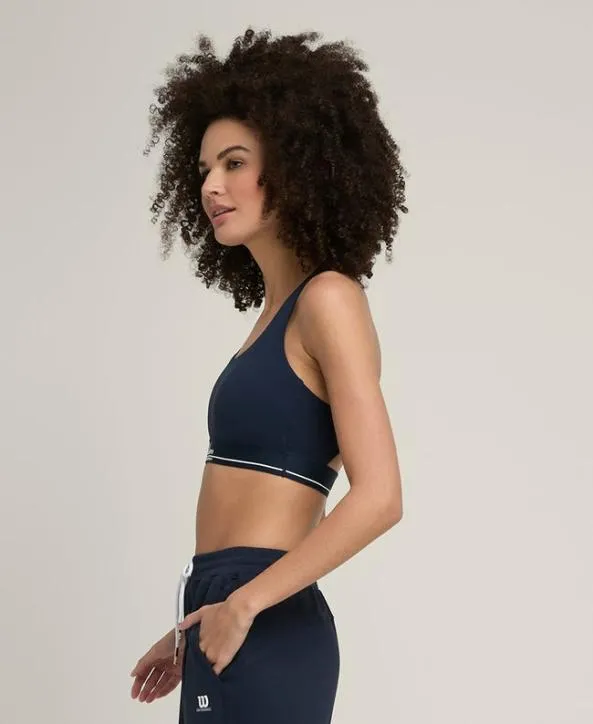 Sports Bras Women Wilson Doubles Racerback Bra Classic Navy