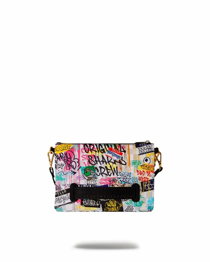 SPRAYGROUND CREATE ANOTHER DAY CROSSOVER CLUTCH W SHOULDER STRAP Bags