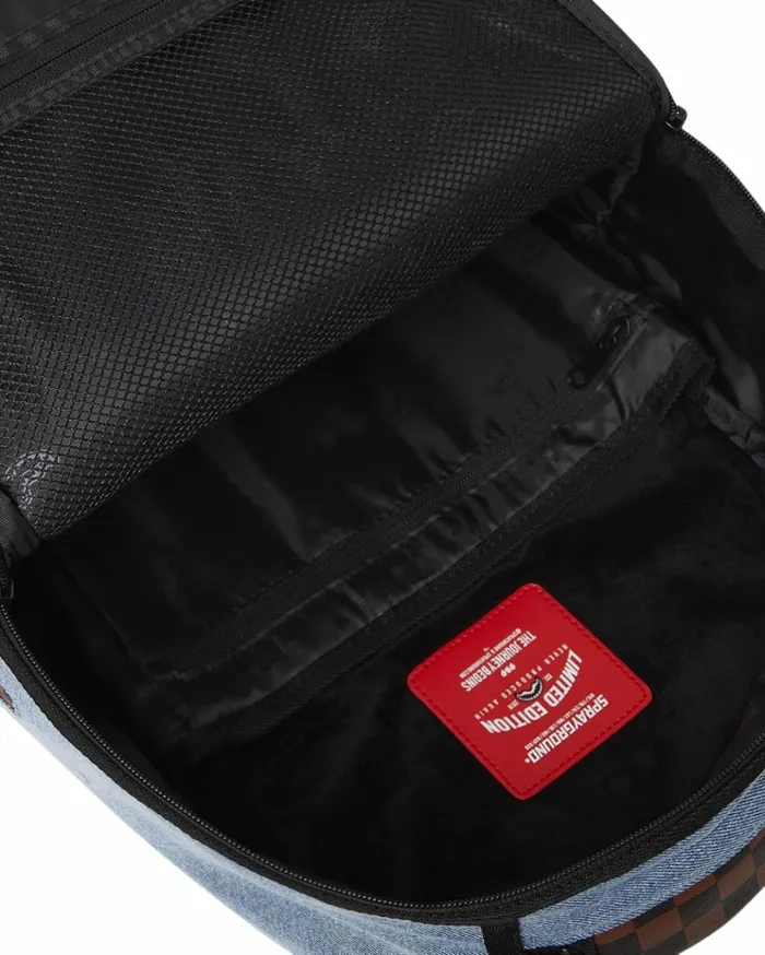 SPRAYGROUND FABRIC HOUSE SHARK DRIP BACKPACK Bags