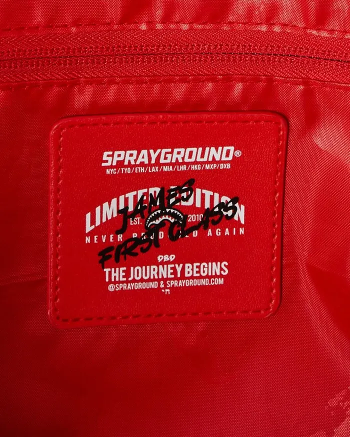 SPRAYGROUND JAMES FIRST CLASS GLOBAL TAKEOFF PYRAMID DUFFLE Bags
