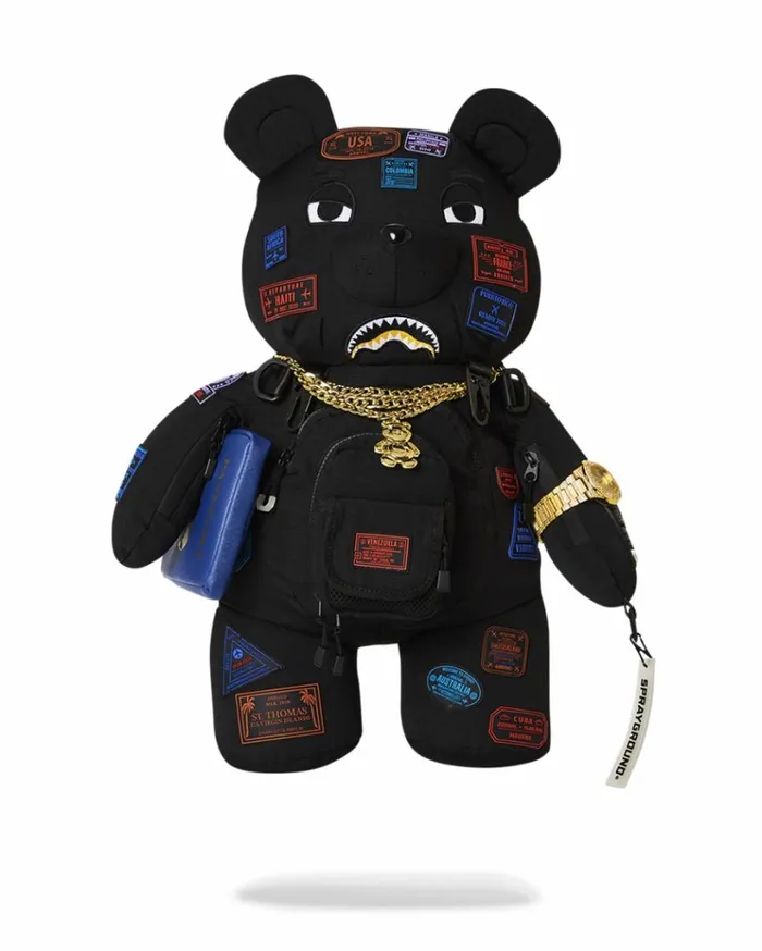 SPRAYGROUND JAMES FIRST CLASS I GOT THESE STAMPS MONEYBEAR Bags