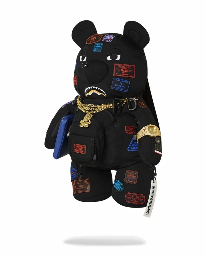 SPRAYGROUND JAMES FIRST CLASS I GOT THESE STAMPS MONEYBEAR Bags